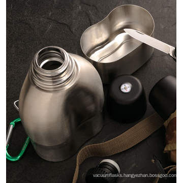 Stainless Steel Double Wall Vacuum Military Canteen Svt-750 Vacuum Svt-750 Vacuum Canteen